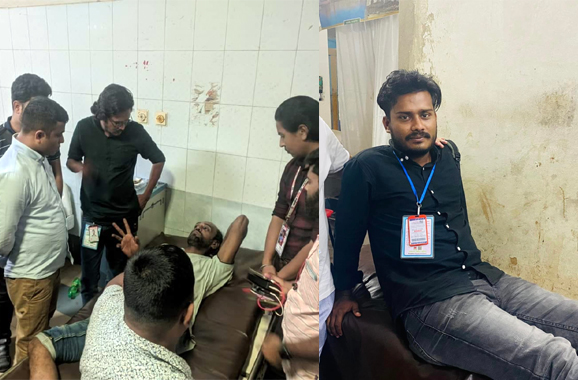  সিলেটে নির্বাচন পর্যবেক্ষণ করতে গিয়ে হামলার শিকার  তিন সাংবাদিক 